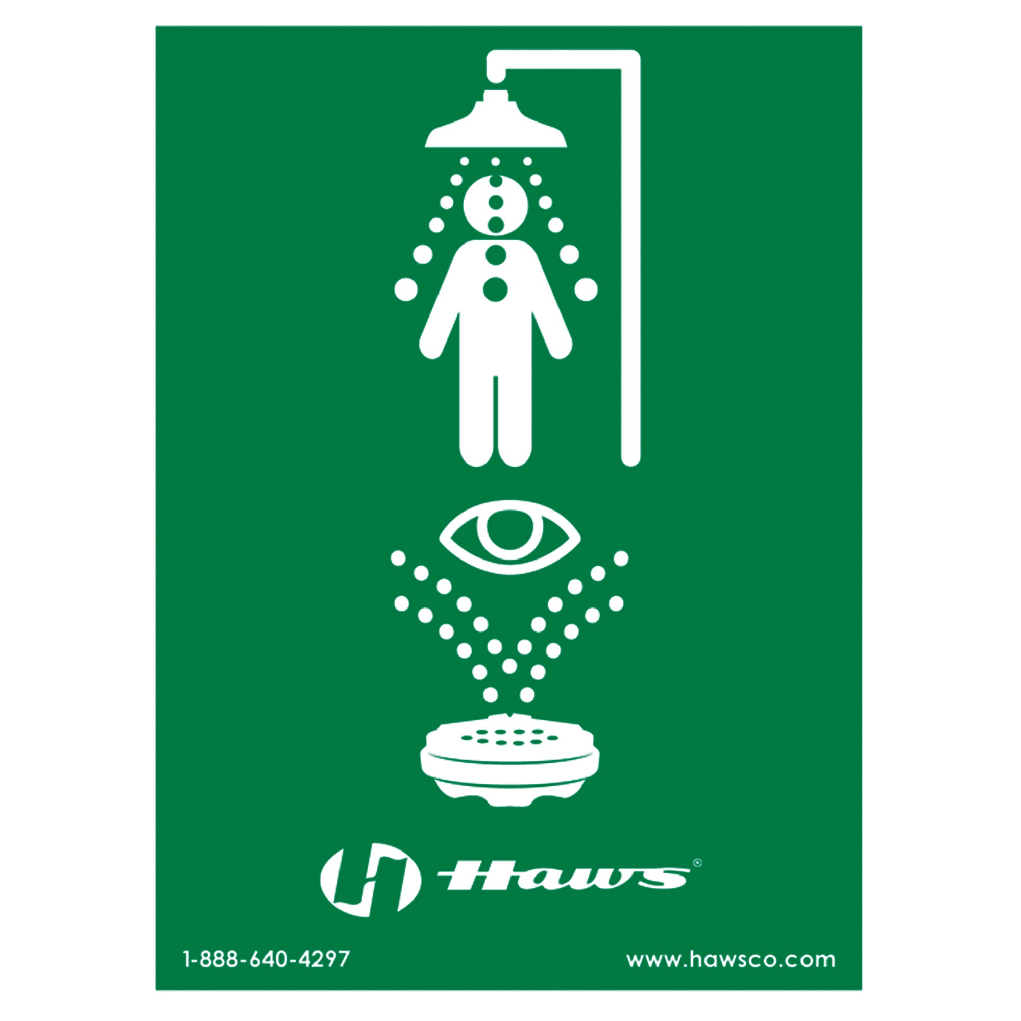 Emergency Shower/Eyewash Sign - SDS762