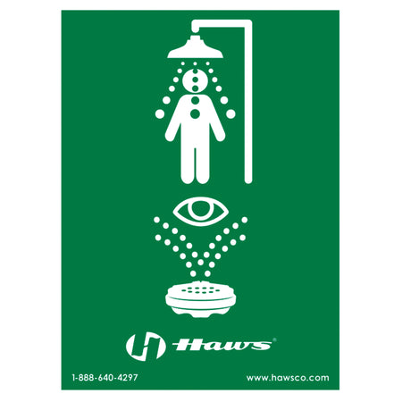 Emergency Shower/Eyewash Sign - SDS762