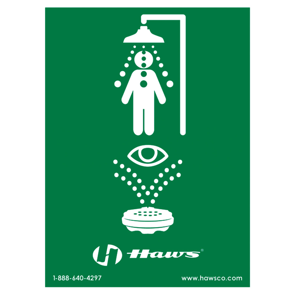 Emergency Shower/Eyewash Sign - SDS762