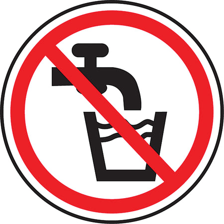 Non-Potable Water CSA Standard Safety Sign - SAW837