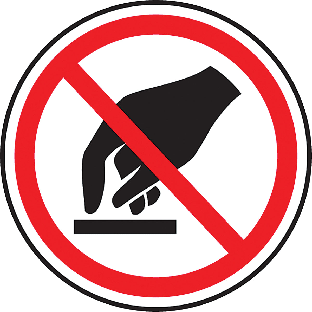Do Not Touch CSA Standard Safety Sign - SAW843