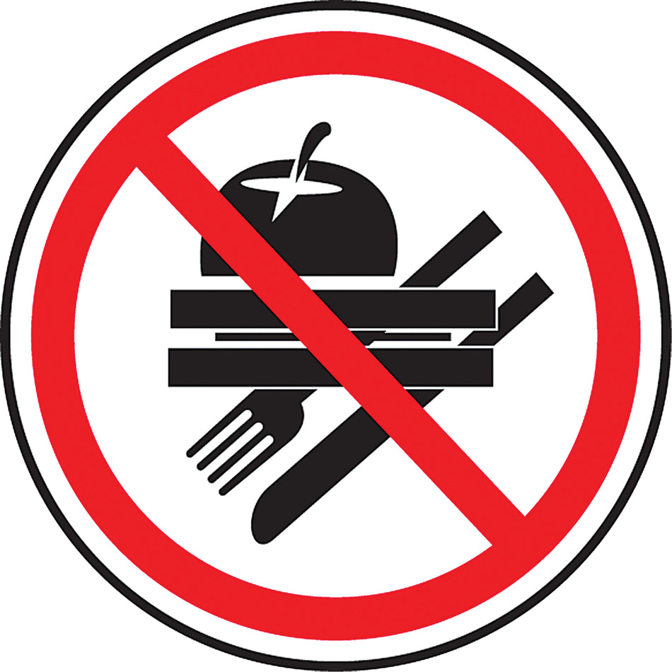 No Food CSA Standard Safety Sign - SD122