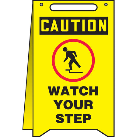 ""Watch Your Step"" Fold-Ups™ Sign - SEA519