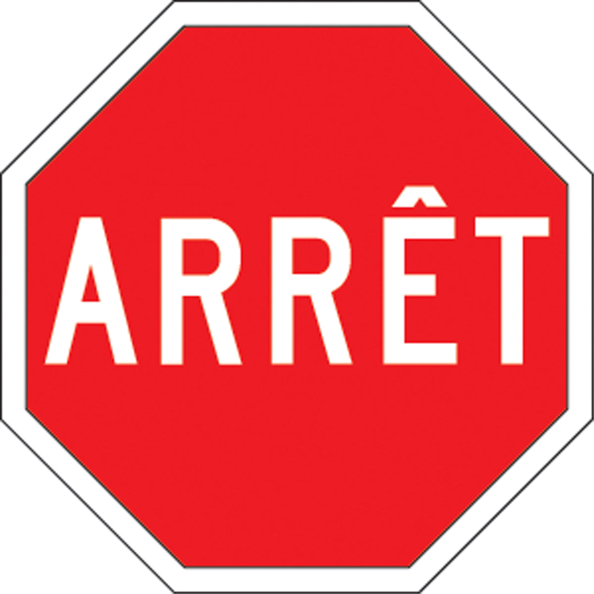 ""Arrêt"" Traffic Sign - SEA940