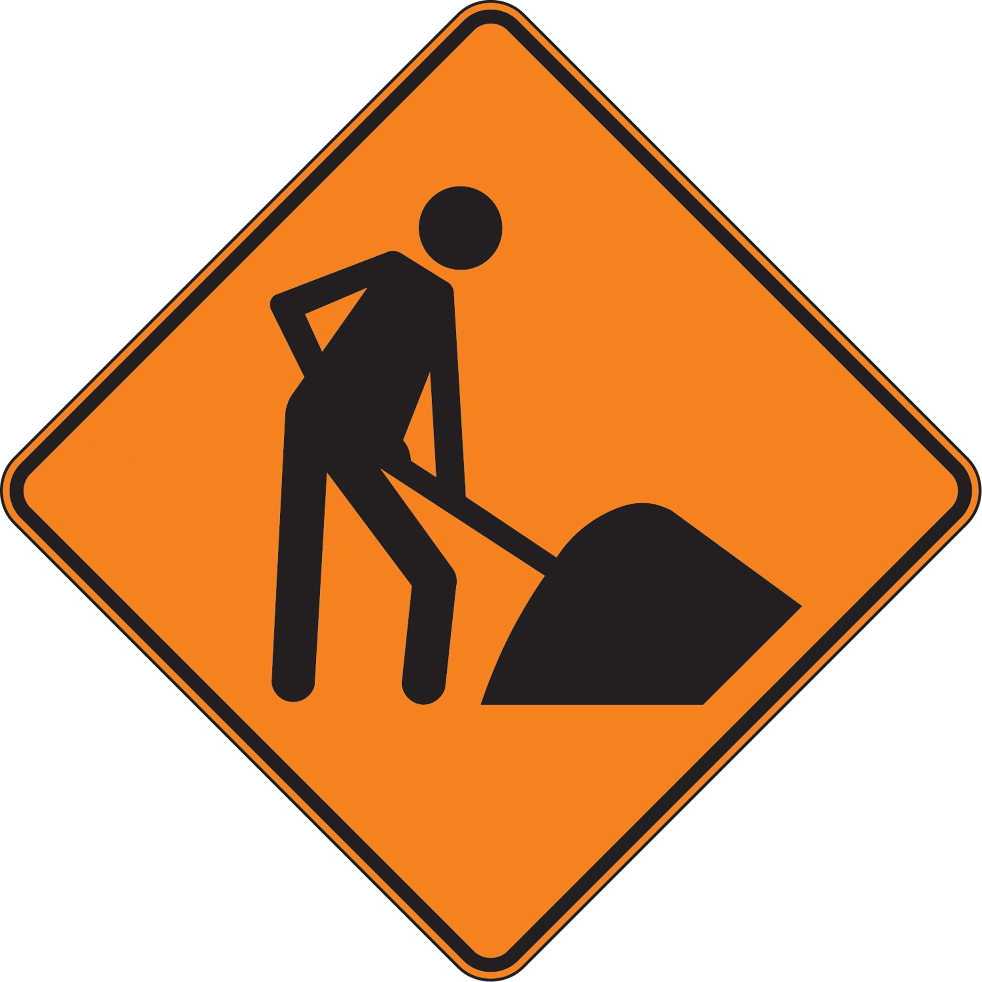 Men at Work Traffic Sign - SEB034