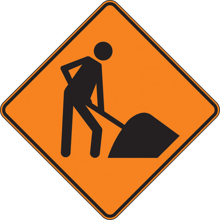 Men at Work Traffic Sign - SEB034