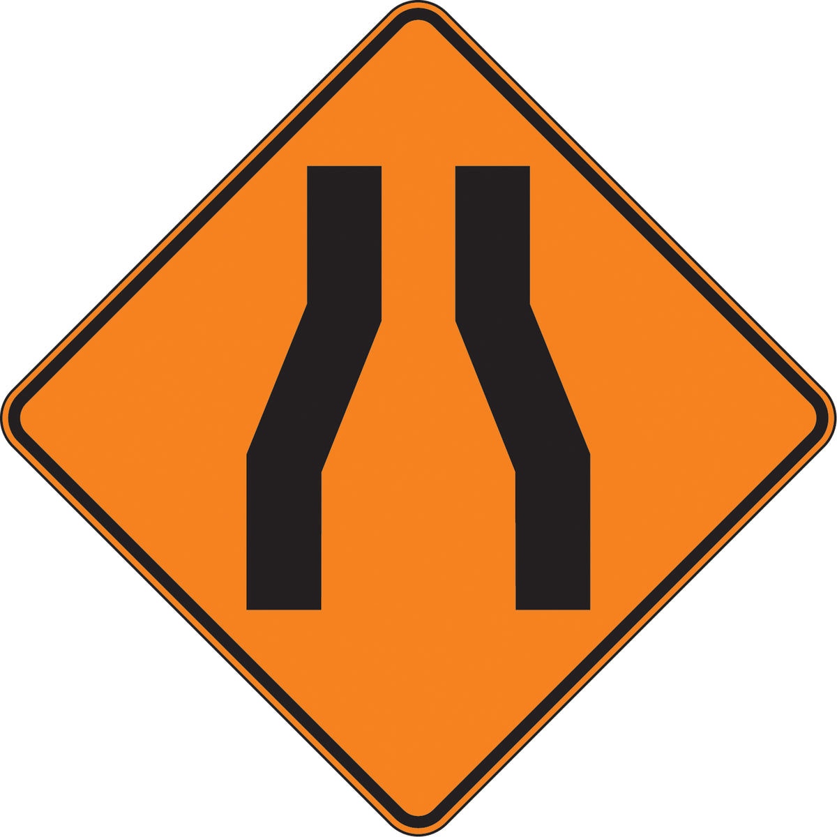 Narrow Road Traffic Sign - SEB041