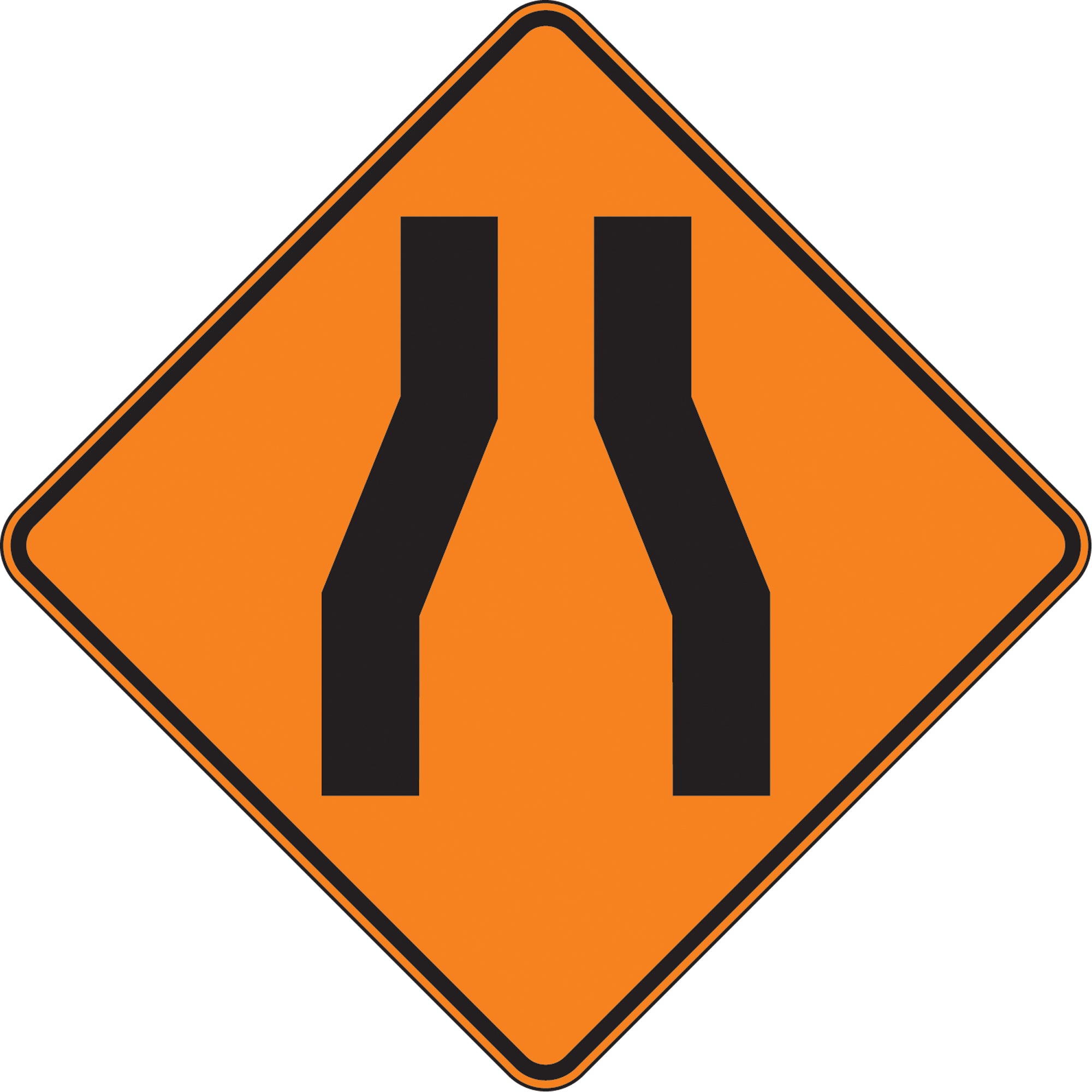Narrow Road Traffic Sign - SEB041