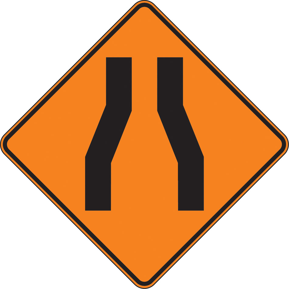 Narrow Road Traffic Sign - SEB041