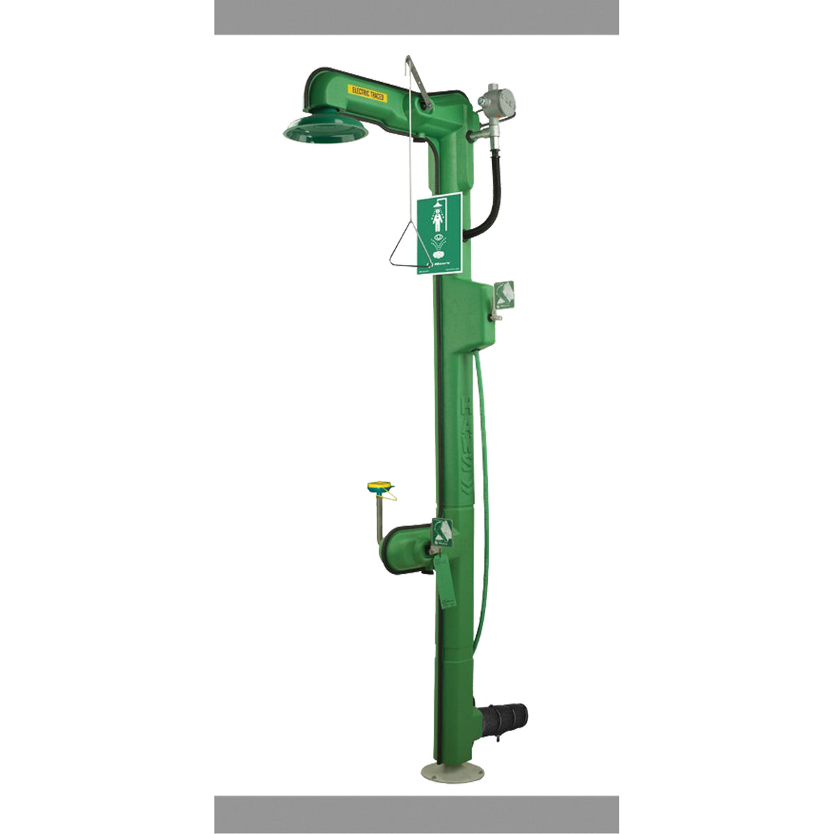 Heat-Traced Combination Emergency Shower & Eye/Face Wash Station - SEB261