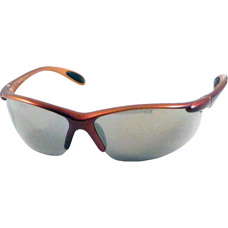 Catalina™ Brown Metallic Frame Safety Glasses - SEB982