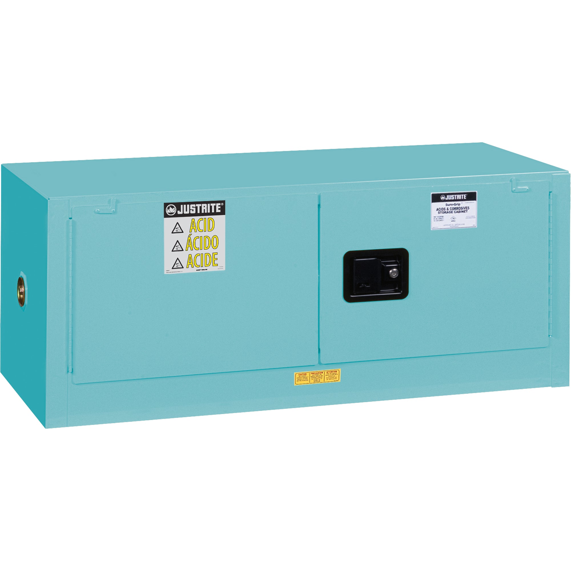 Sure-Grip® EX Piggyback Corrosives/Acid Steel Safety Cabinet - SEC013