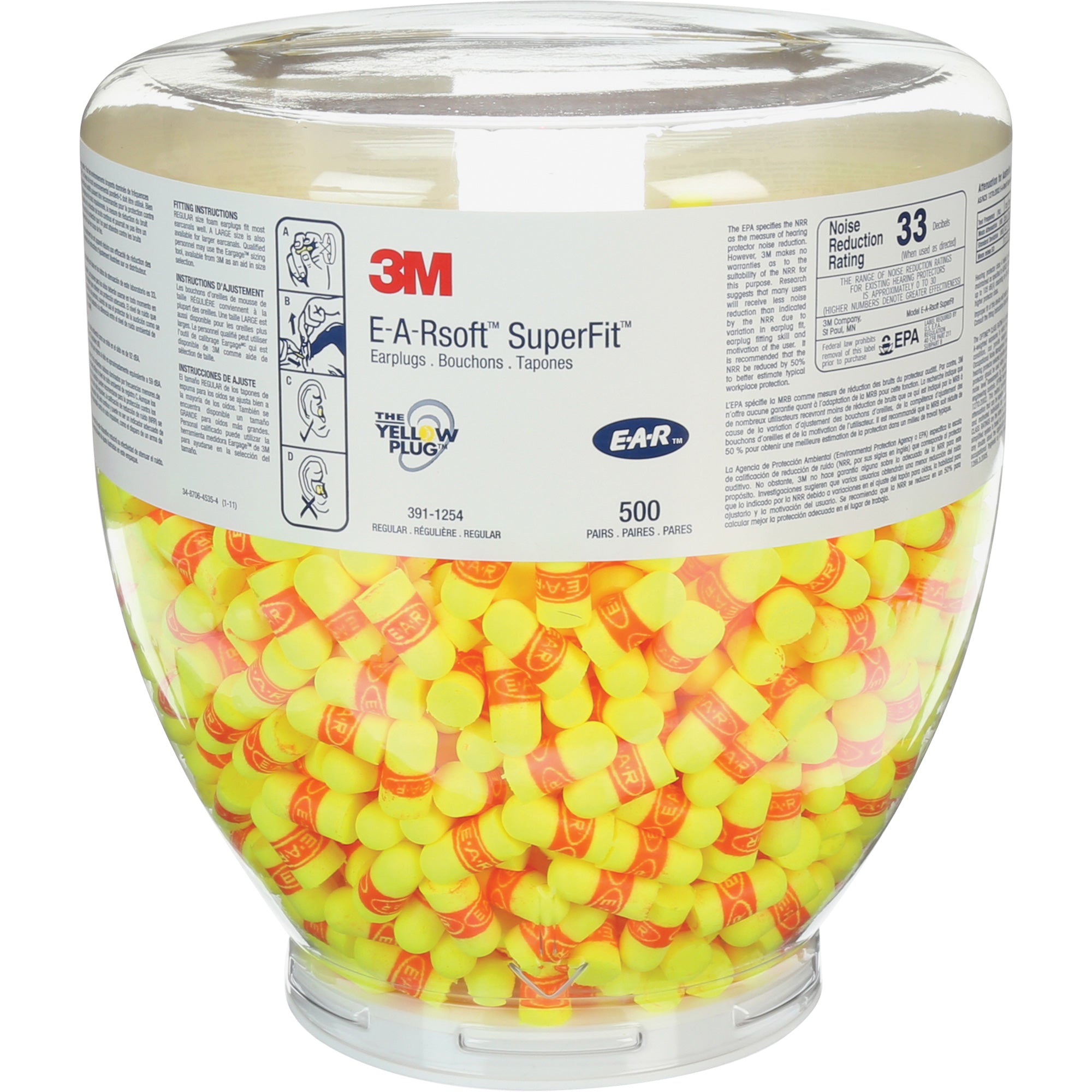 Refill E-A-Rsoft™ SuperFit™ One Touch™ Earplugs - SEC329