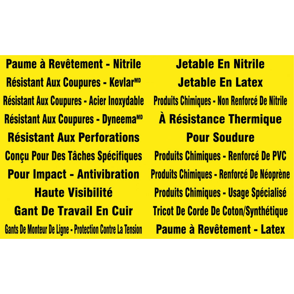 The Glove Board™ Sign Magnetic Labels - SED805