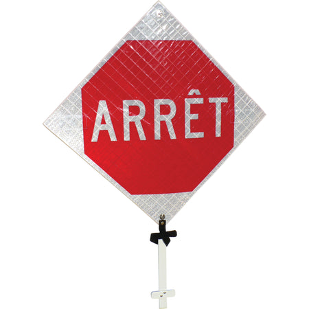 ""Arrêt"" Pole Sign - SED885
