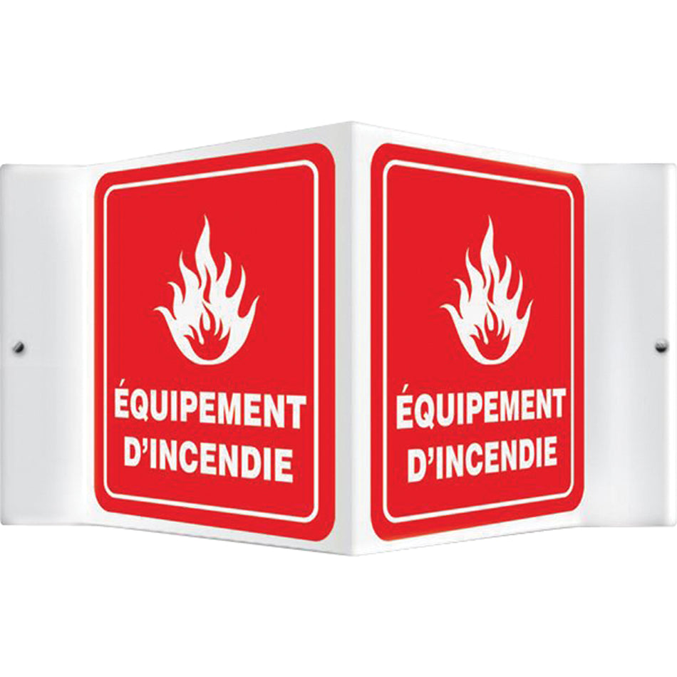""Équipement d'incendie"" Projection™ Sign - SED964