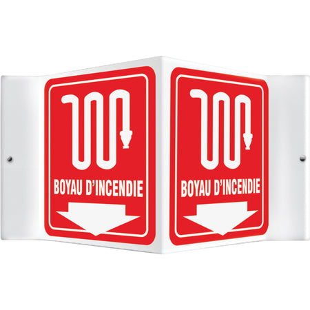 ""Boyau d'incendie"" Projection™ Sign - SED968