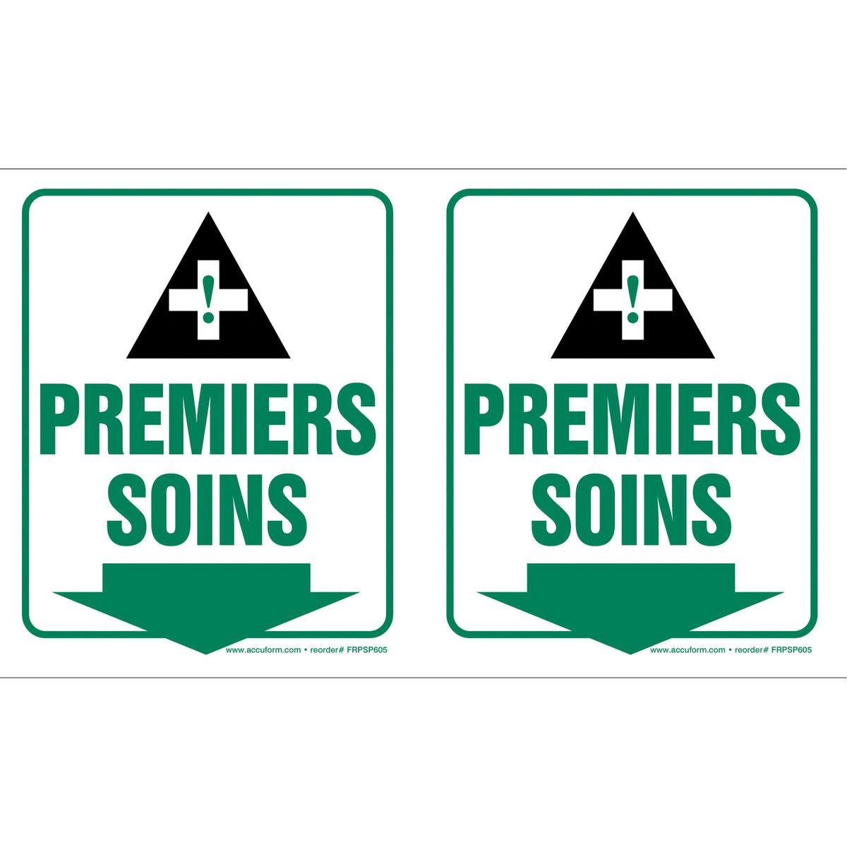 ""Premier soins"" Projection™ Sign - SED970