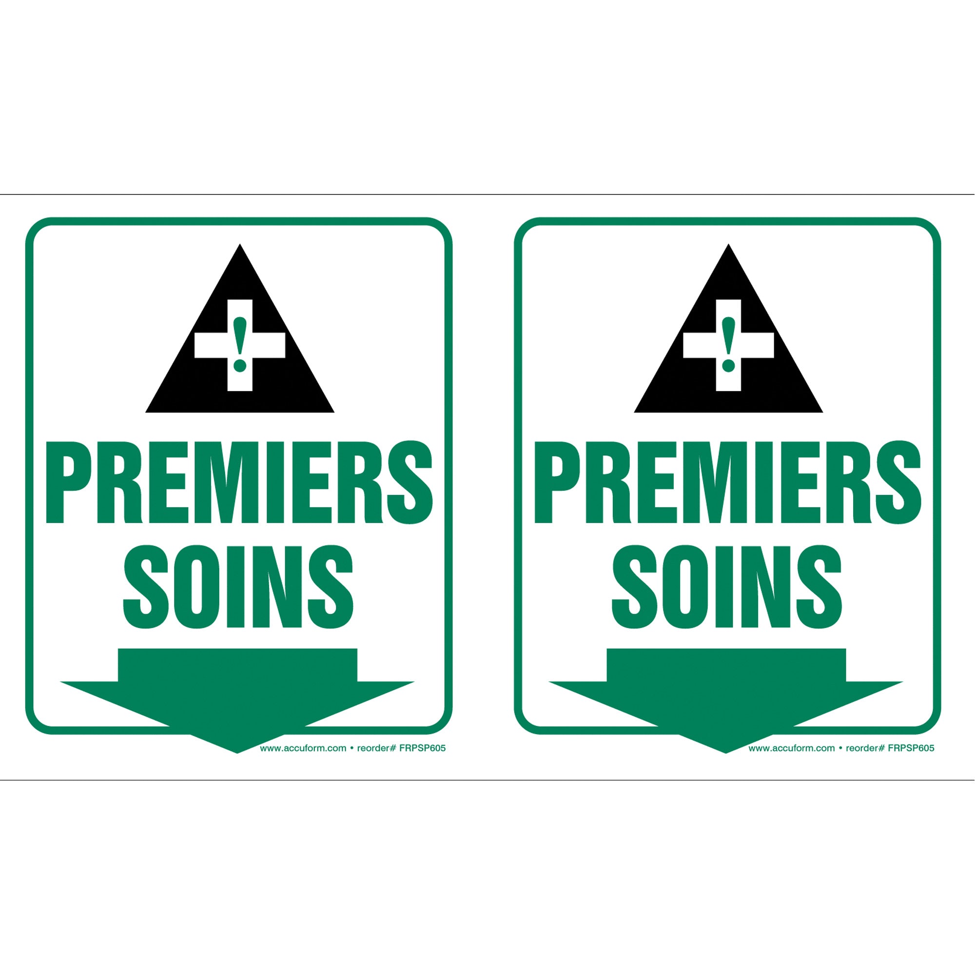 ""Premier soins"" Projection™ Sign - SED970
