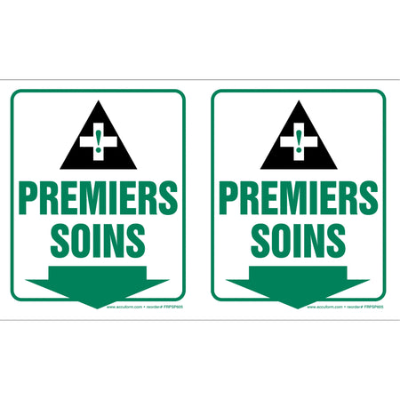 ""Premier soins"" Projection™ Sign - SED970
