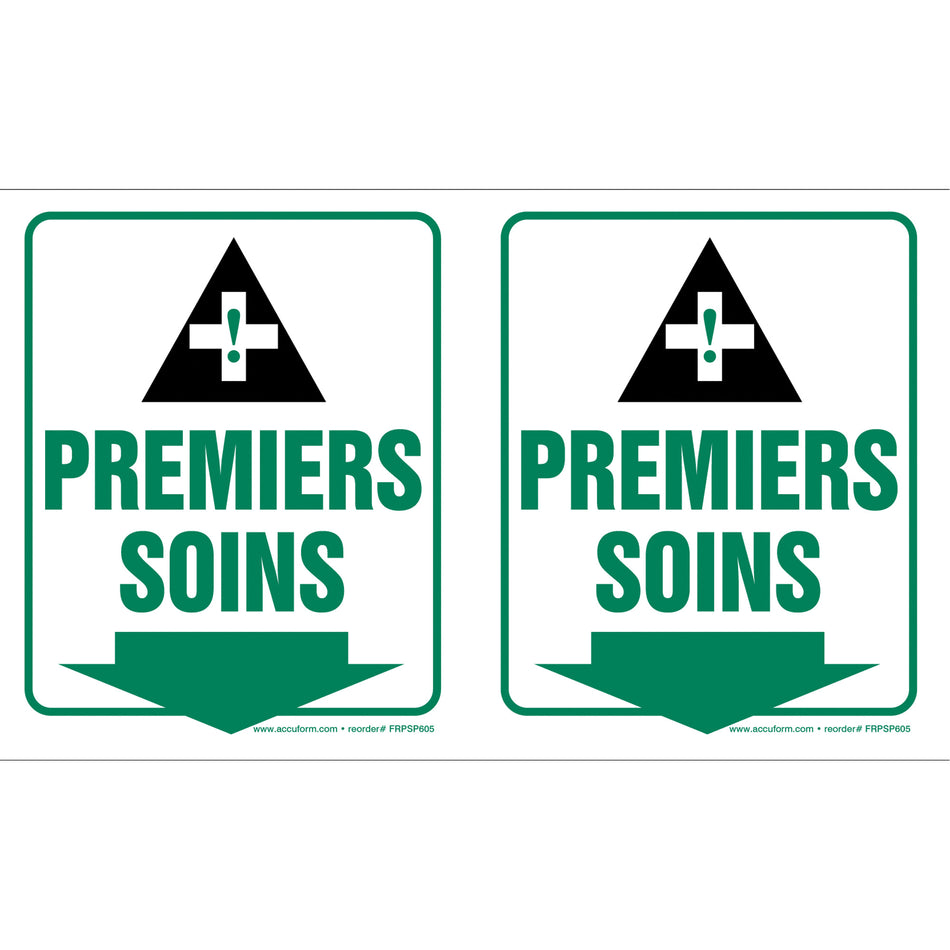 ""Premier soins"" Projection™ Sign - SED970