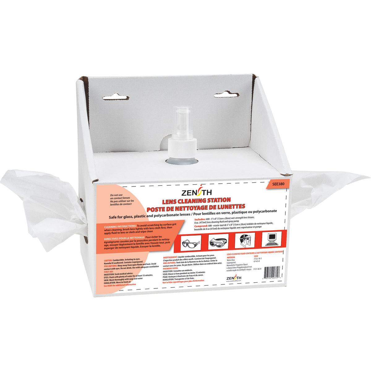 Disposable Lens Cleaning Station - SEE380