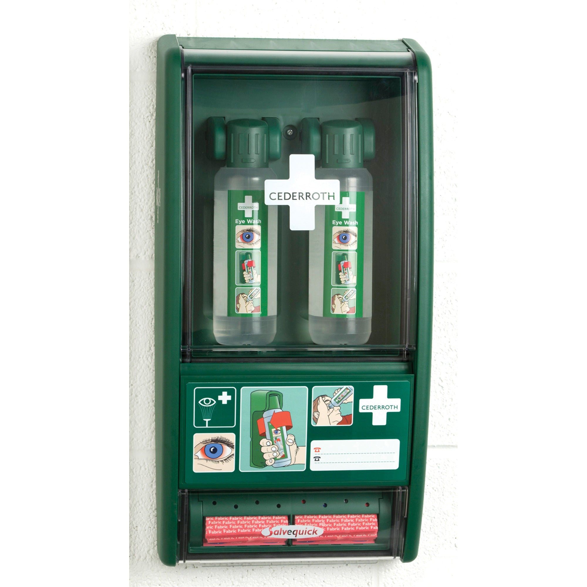 Cederroth Eye Wash/Salvequick® First Aid Kit - SEE450
