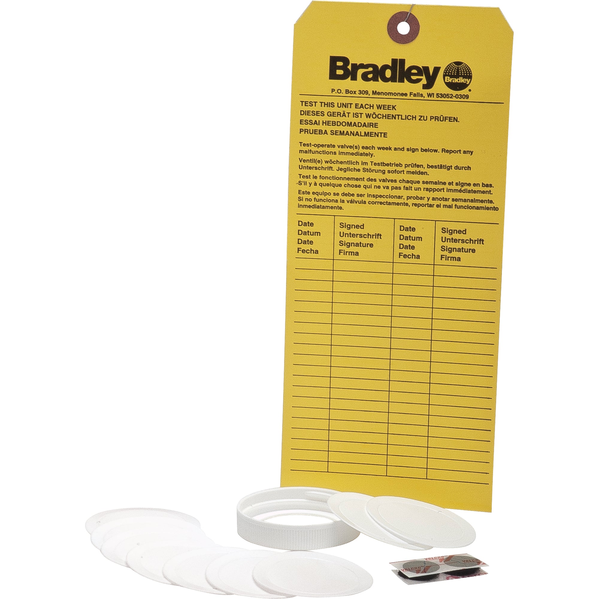 Portable Eyewash Station Inspection Kit Refill - SEE656