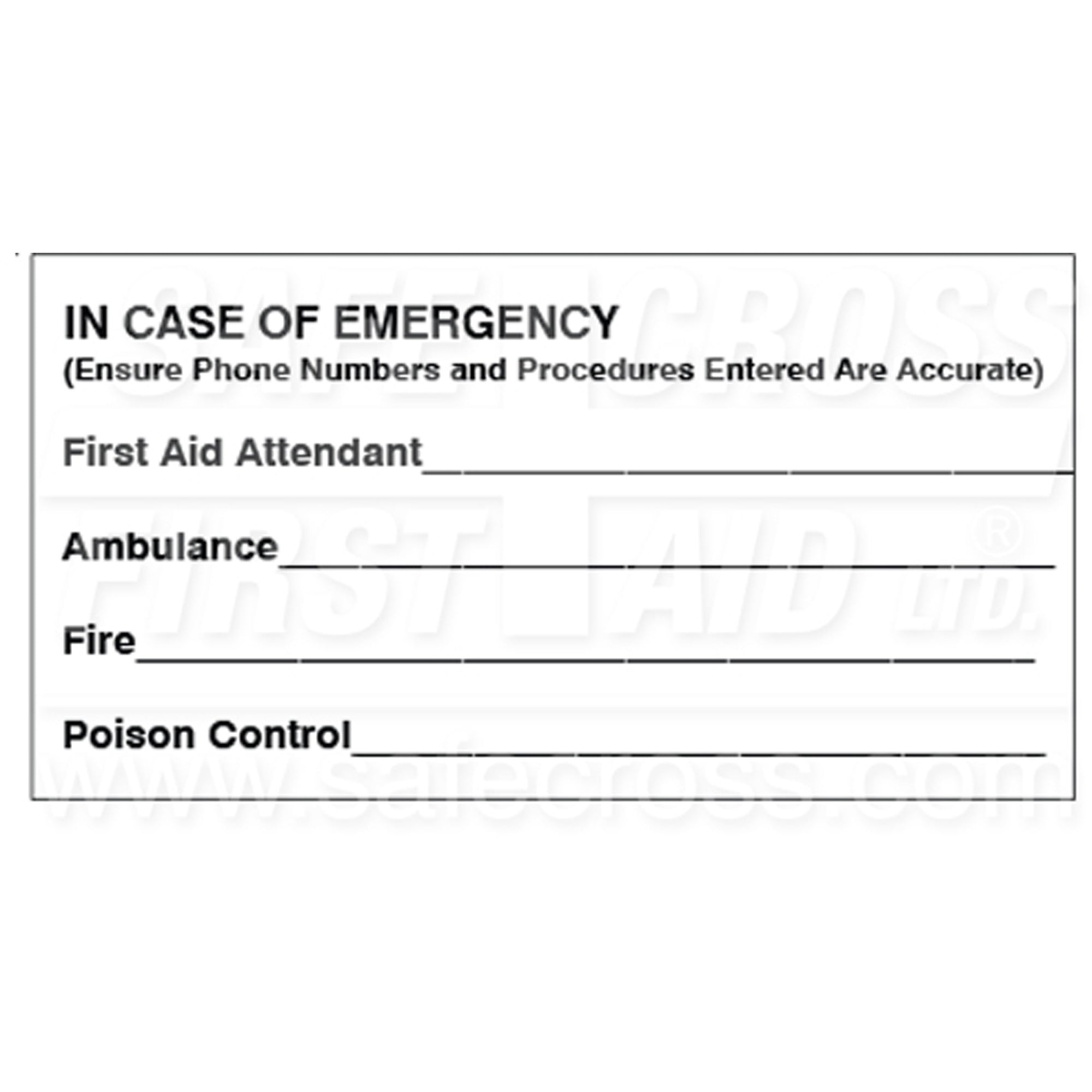 British Columbia Instruction Card for Reporting - SEE692