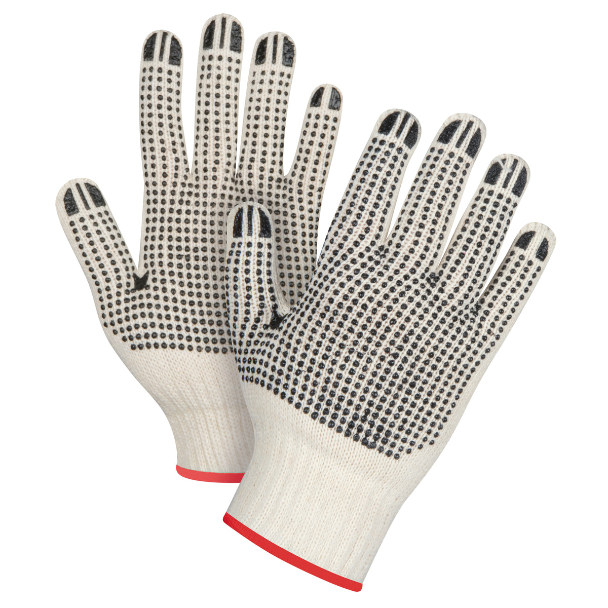 Heavyweight Double-Sided Dotted String Knit Gloves - SEE943