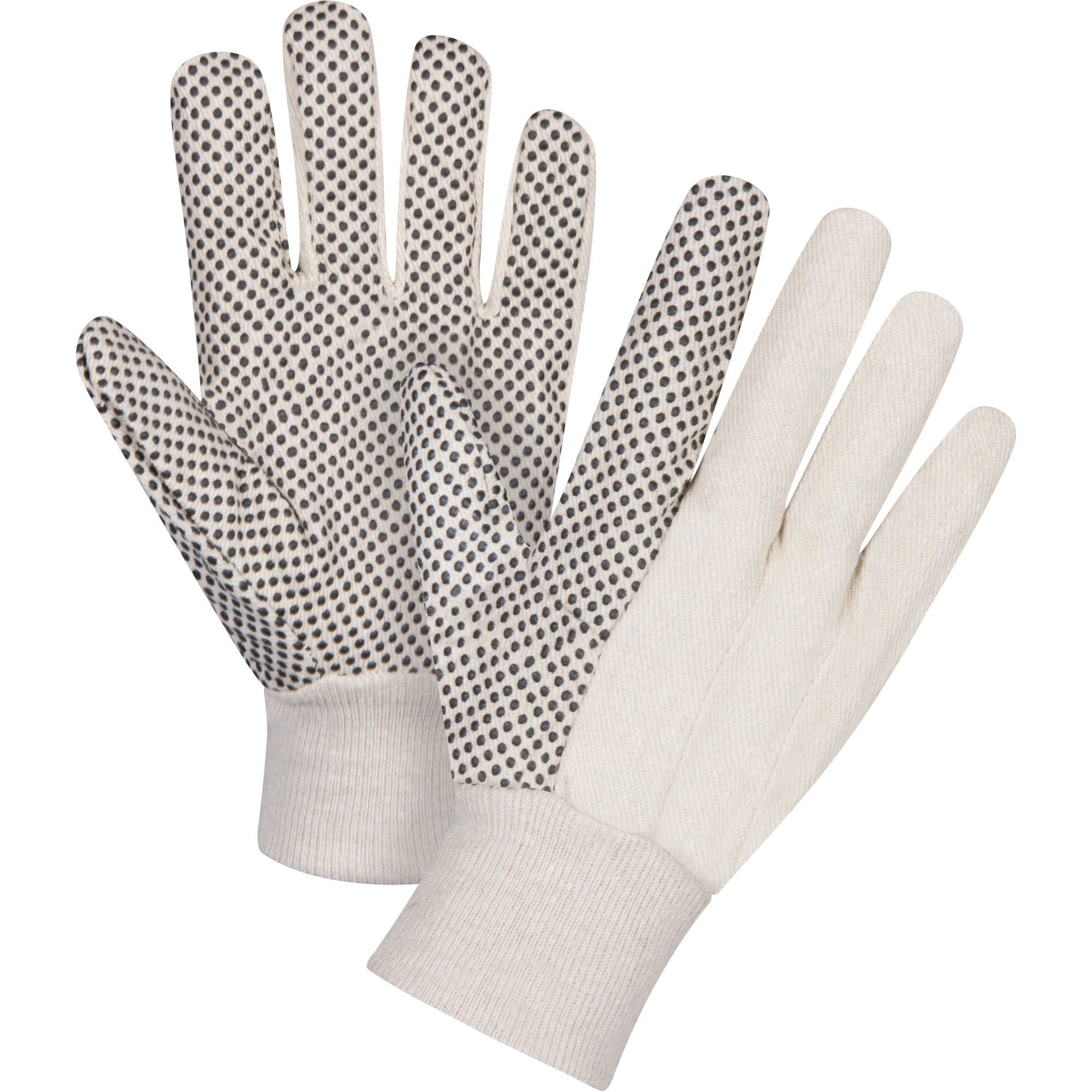 Cotton Canvas Dotted Palm Gloves - SEE947