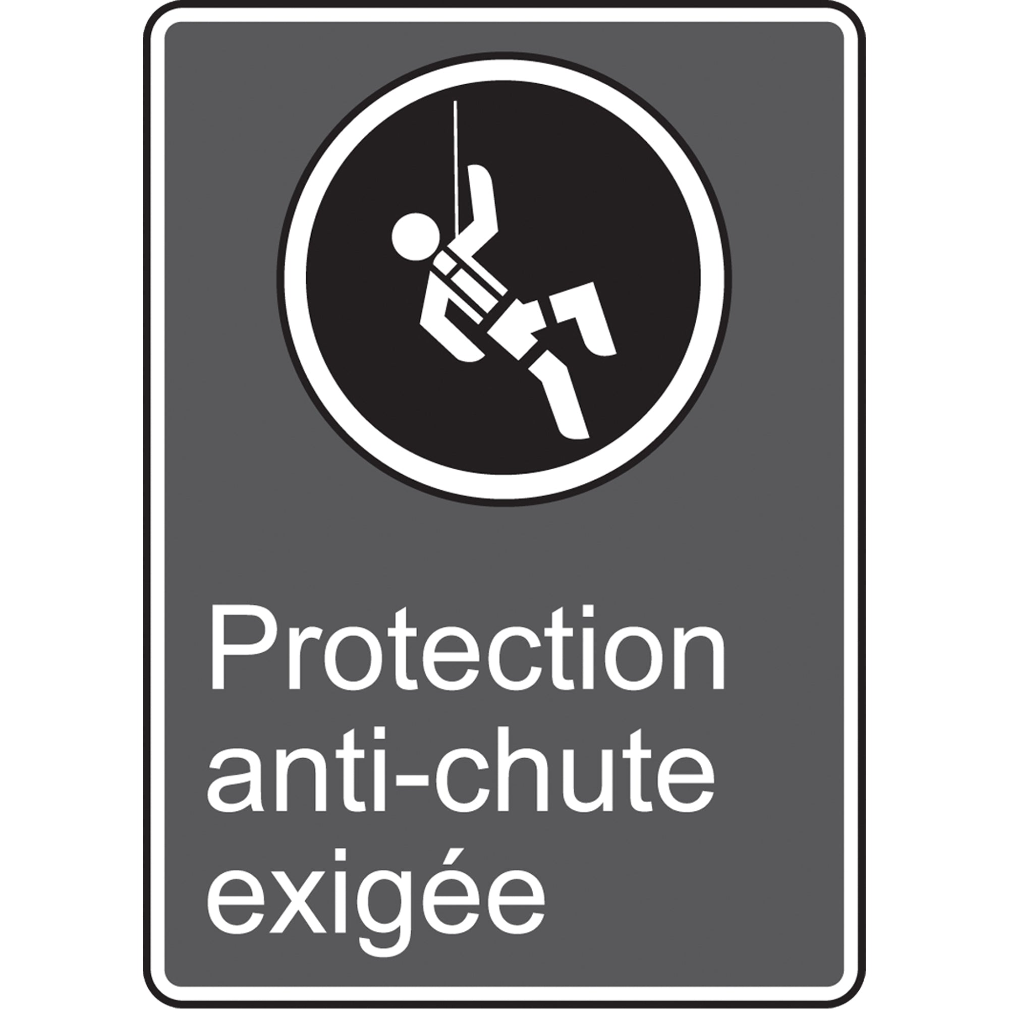 Protection anti-chute exigée CSA Standard Safety Sign - SEF264