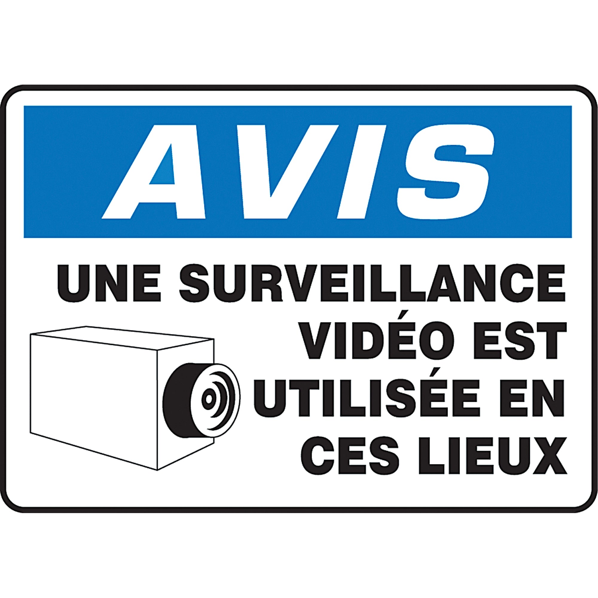 ""Surveillance vidéo"" Sign - SEF988
