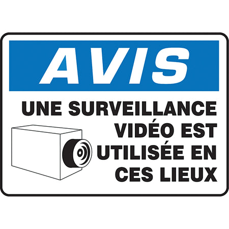 ""Surveillance vidéo"" Sign - SEF988