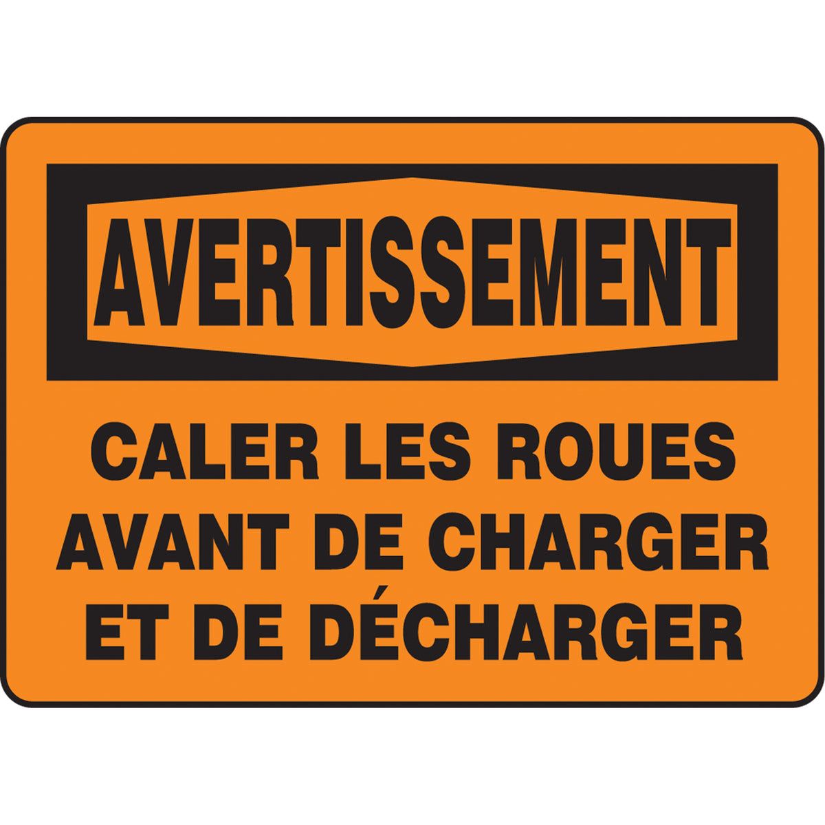 ""Caler les roues"" Sign - SEG746