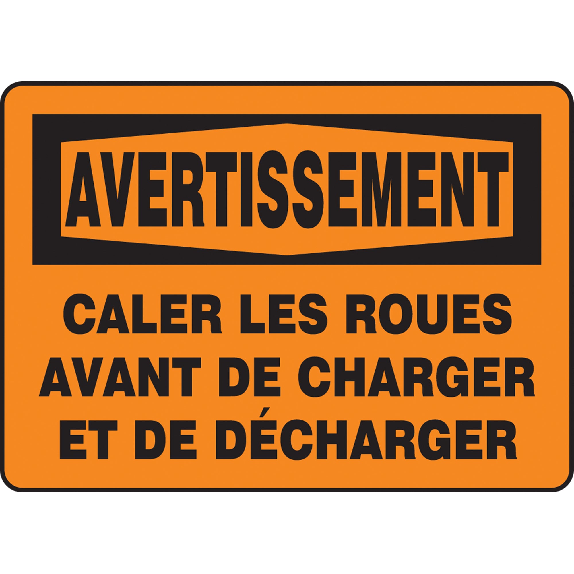 ""Caler les roues"" Sign - SEG746