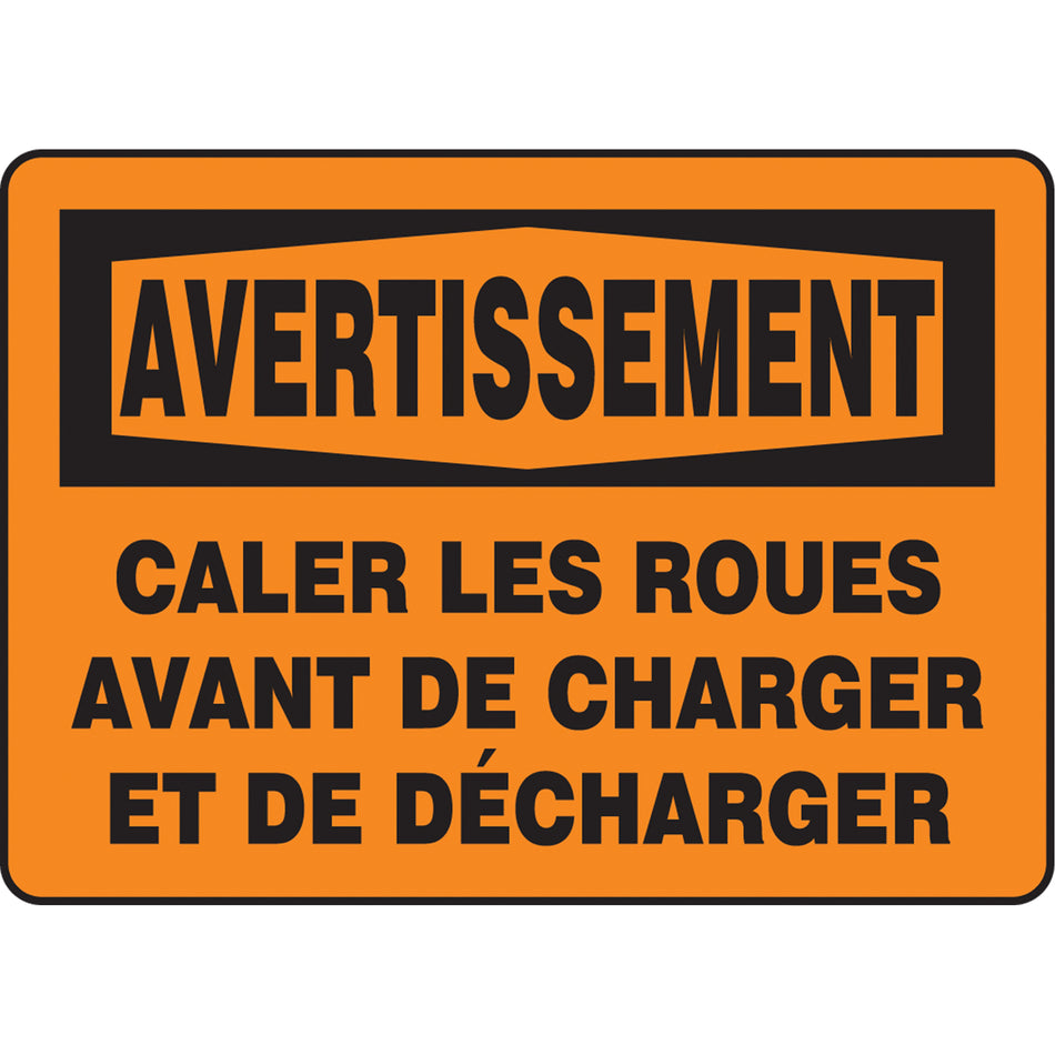 ""Caler les roues"" Sign - SEG746