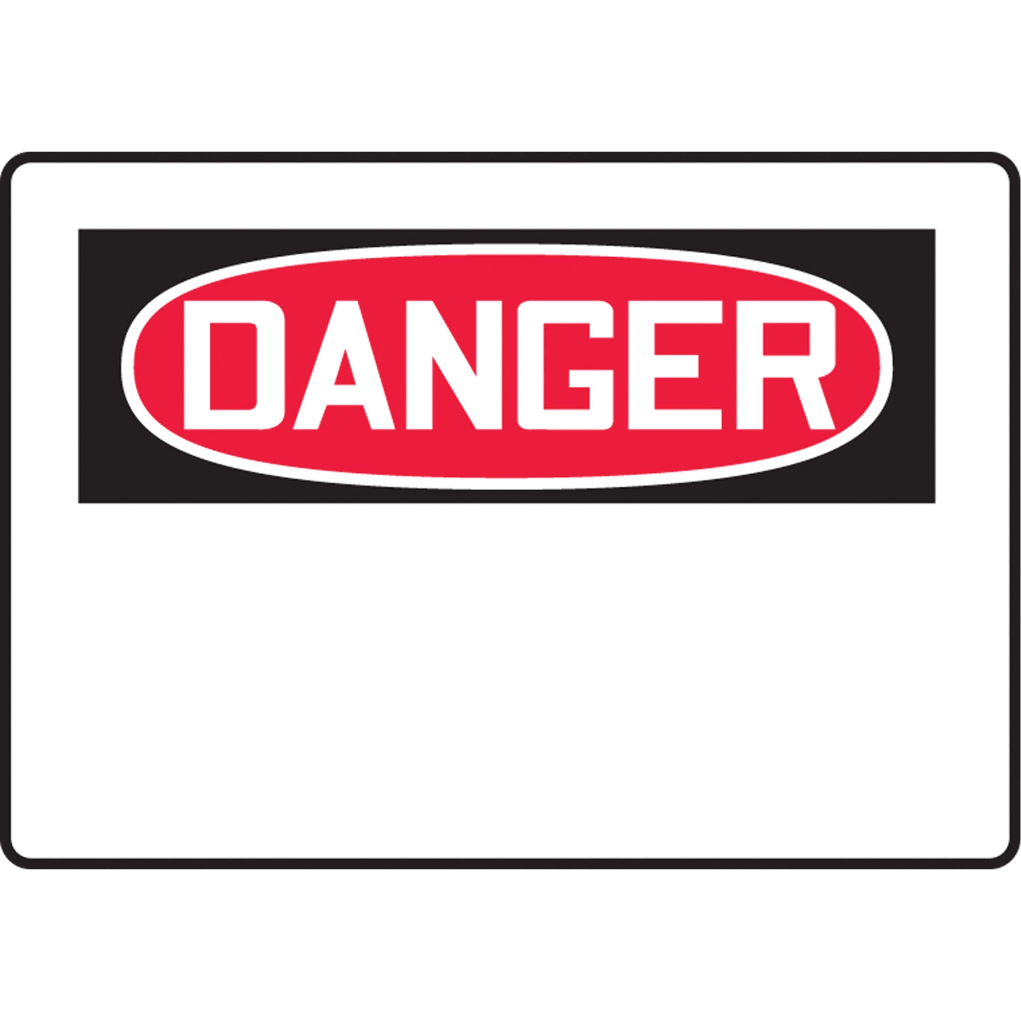 Customizable ""Danger"" Sign - SBD224