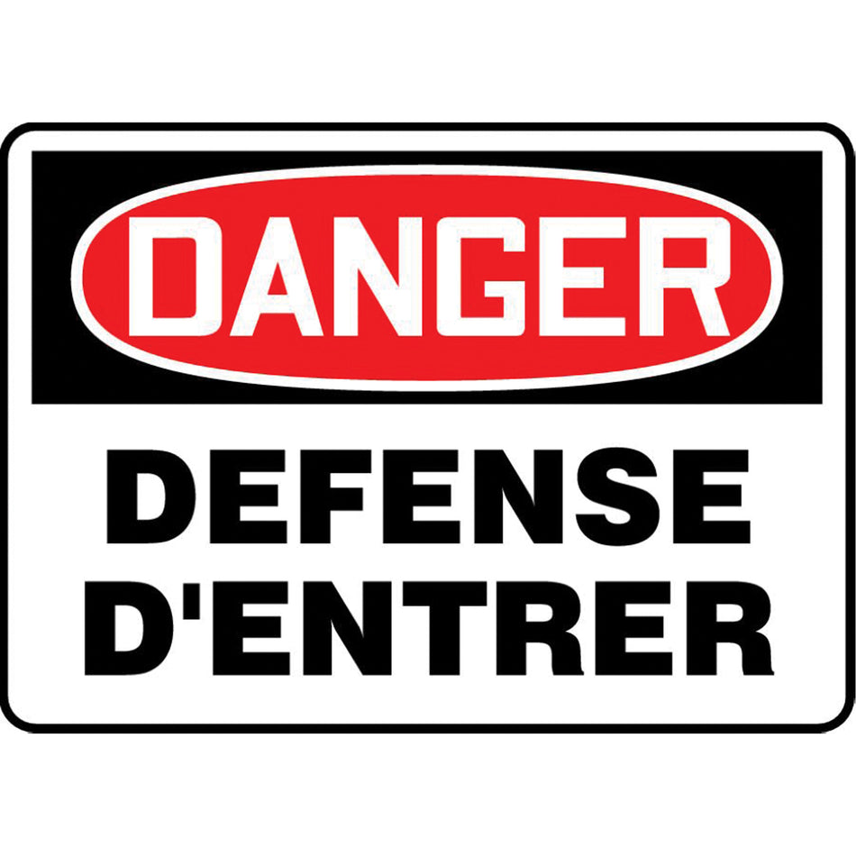 ""Défense d'entrer"" Sign - SEI398