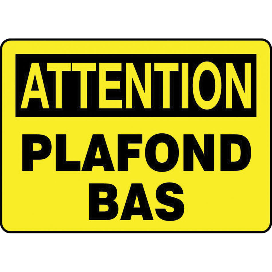 ""Plafond bas"" Sign - SEI402