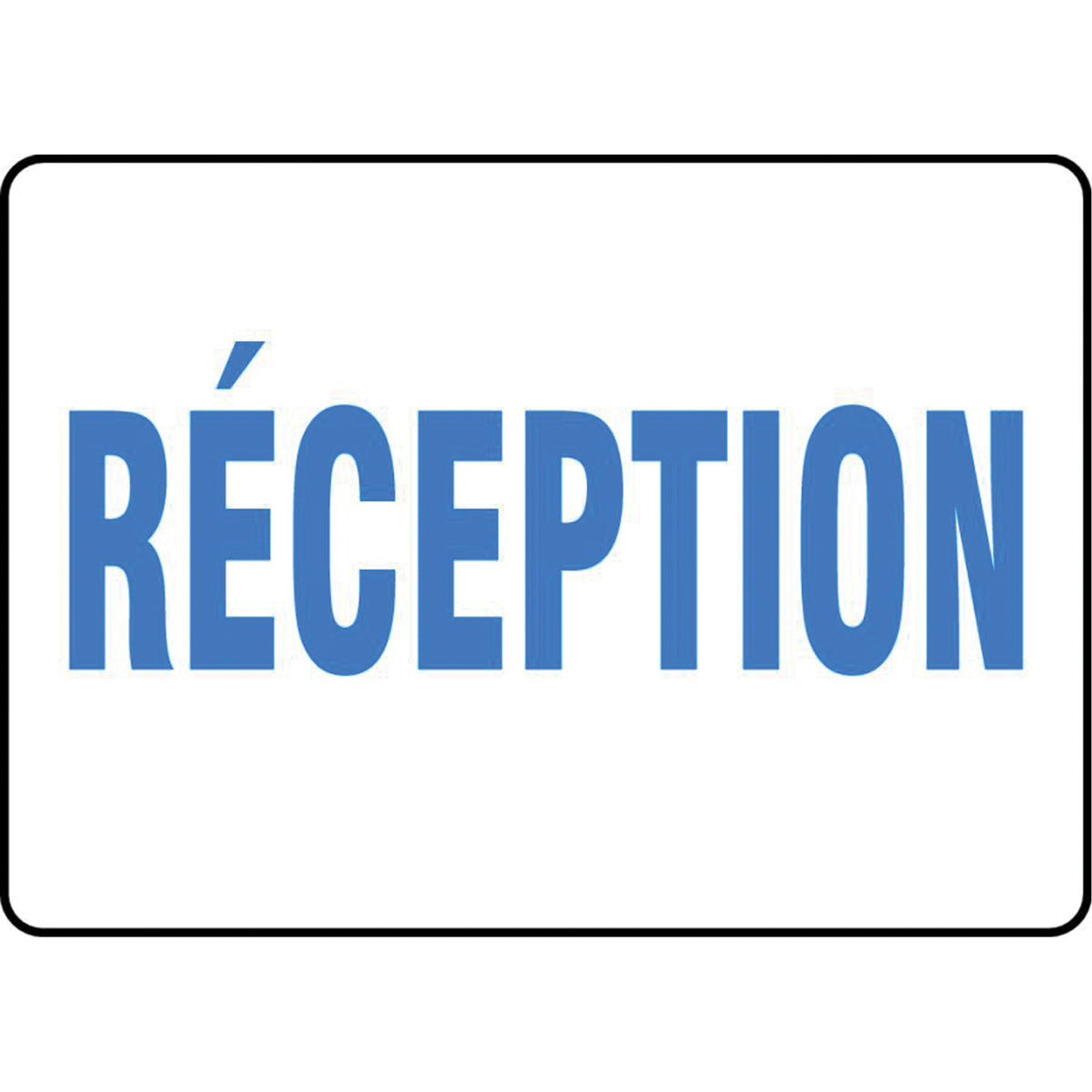 ""Réception"" Sign - SEI417