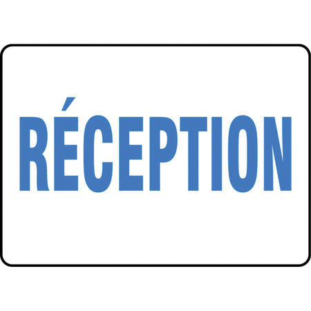 ""Réception"" Sign - SEI417