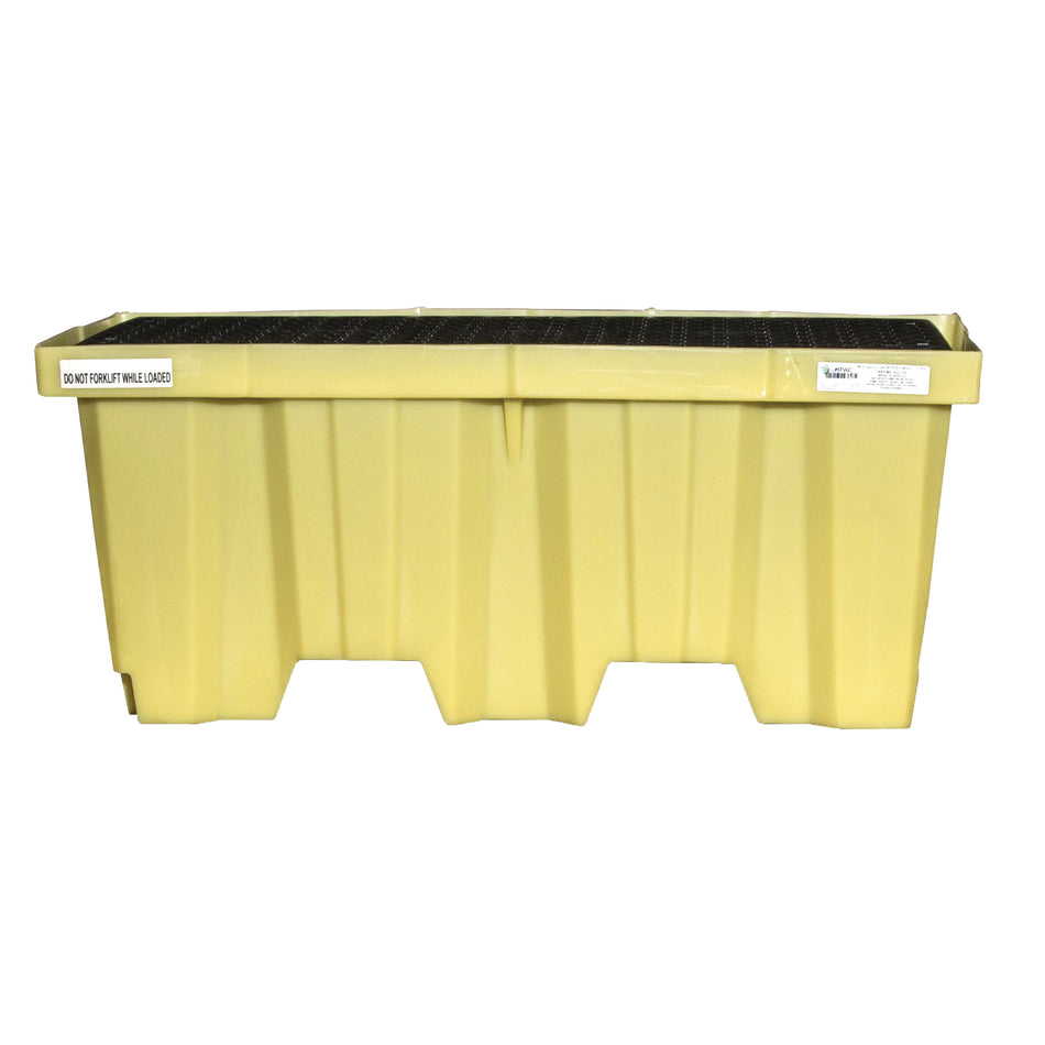 Nestable 2-Drum Poly-Spillpallet™ With Drain - SEI787