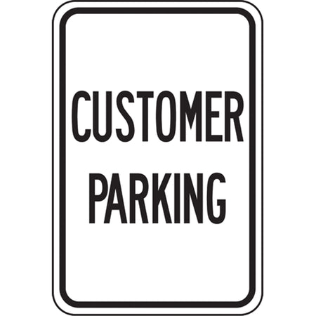 ""Customer Parking"" Designated Parking Sign - SEK416