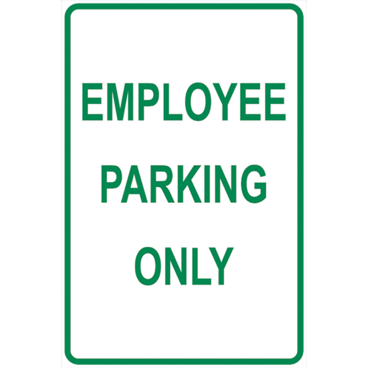 ""Employee Parking Only"" Designated Parking Sign - SEK418