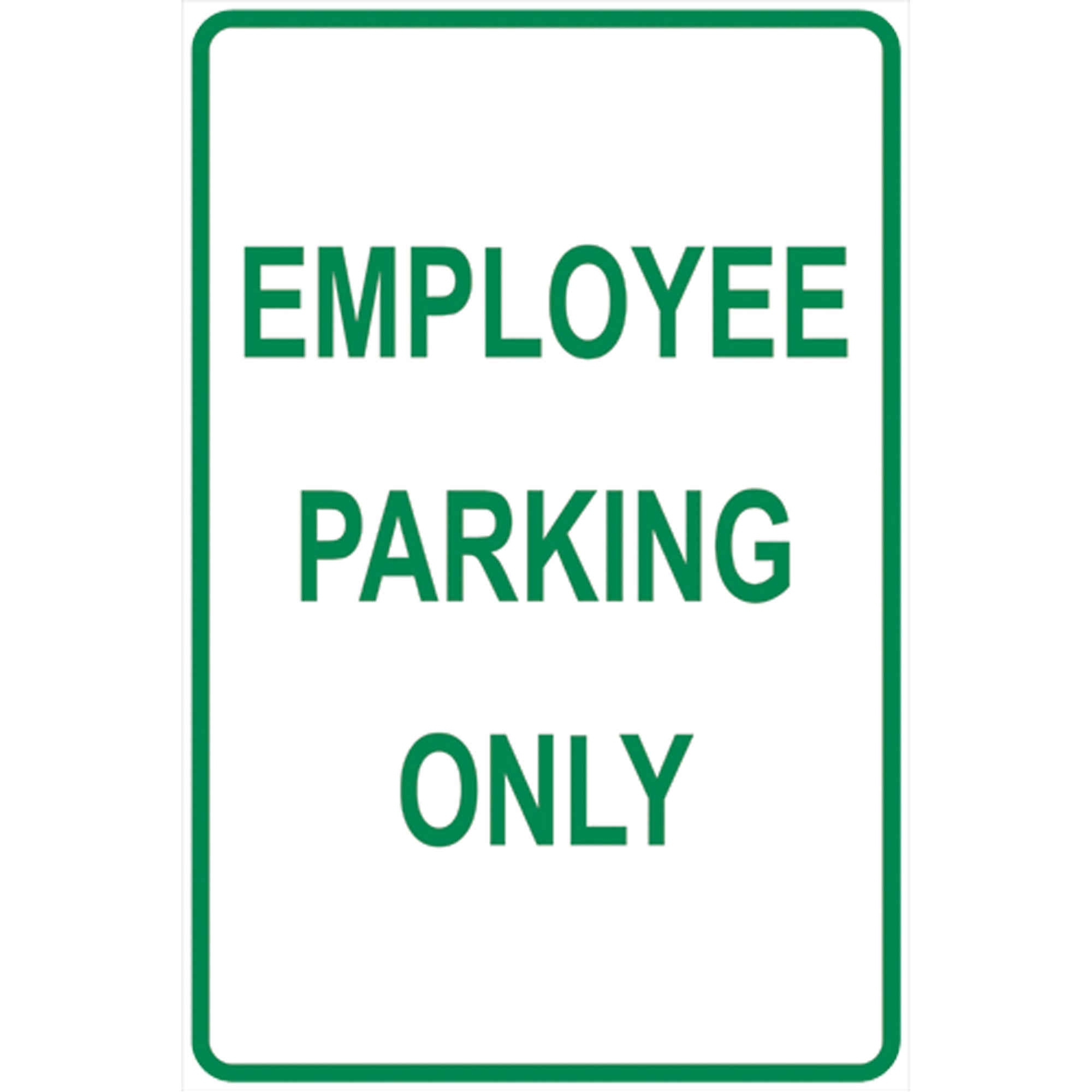 ""Employee Parking Only"" Designated Parking Sign - SEK418
