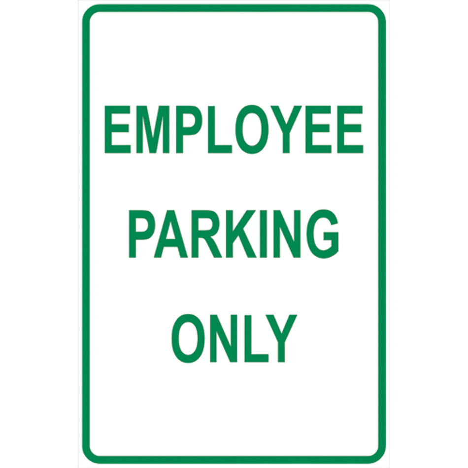 ""Employee Parking Only"" Designated Parking Sign - SEK418