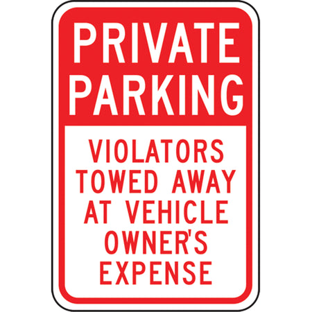 ""Private Parking"" Designated Parking Sign - SEK423