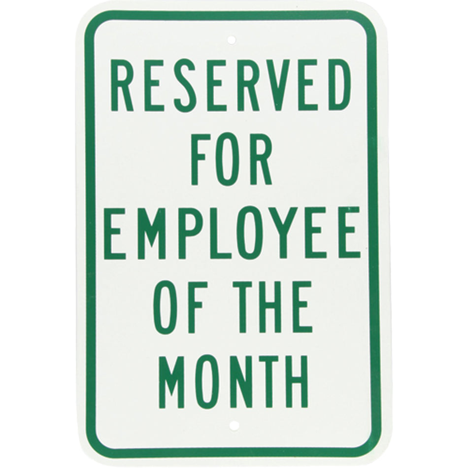 ""Employee of the Month"" Designated Parking Sign - SEK424
