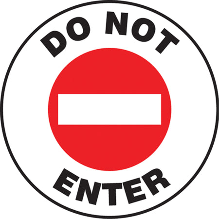 ""Do Not Enter"" Pavement Sign - SEK461